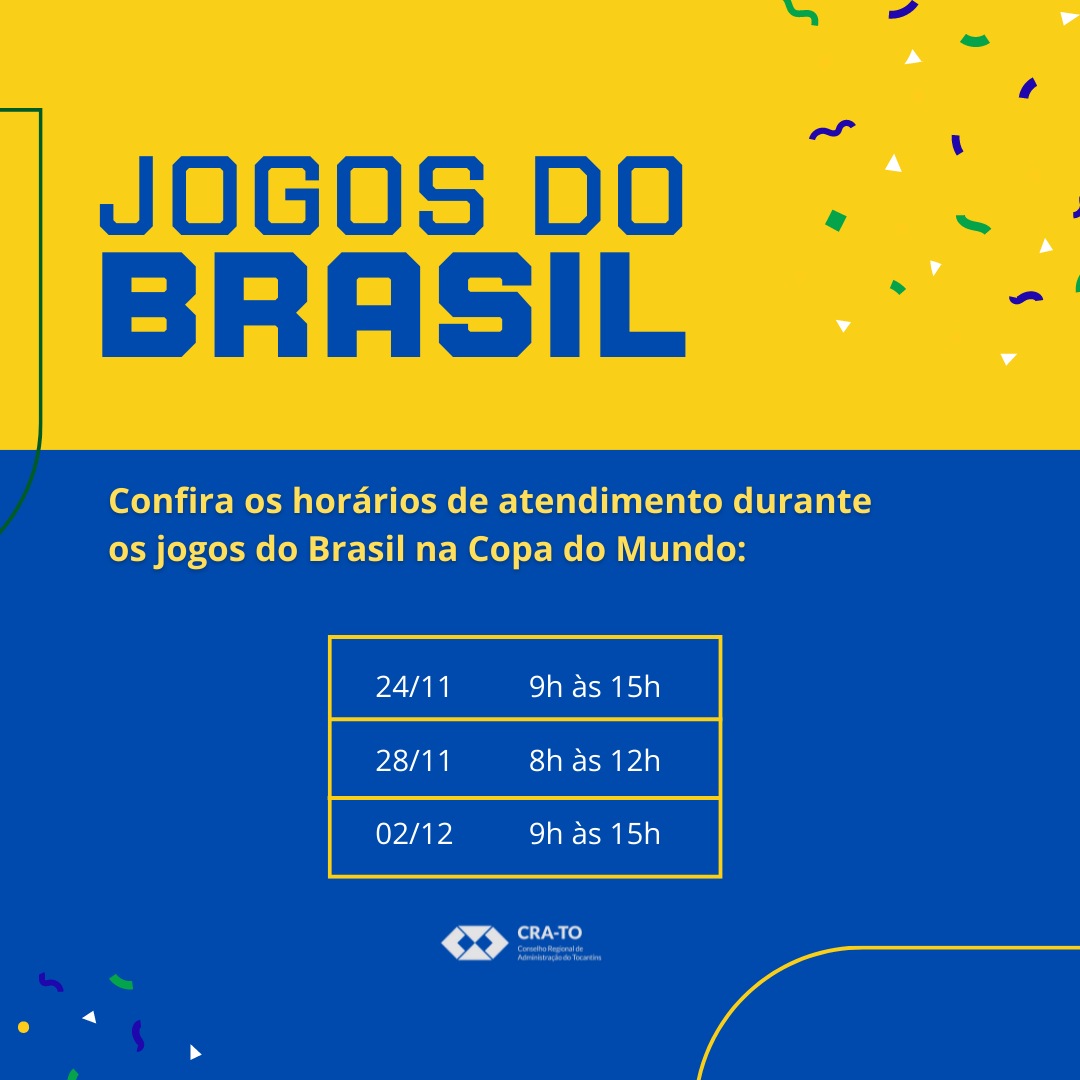 Copa do Mundo: comércio de Jales terá horário especial em dias de jogos da  seleção brasileira - Jornal de Jales, horarios dos jogos da copa do mundo  2022 hoje 
